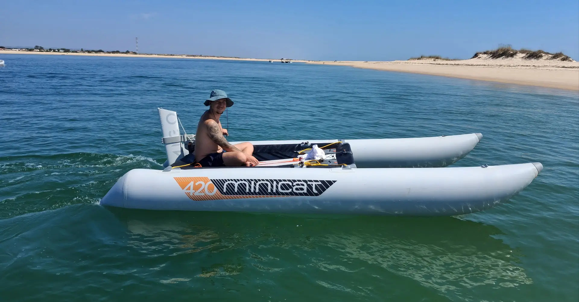 MiniCat as a Tender: From Sailing Catamaran to Electric Dinghy